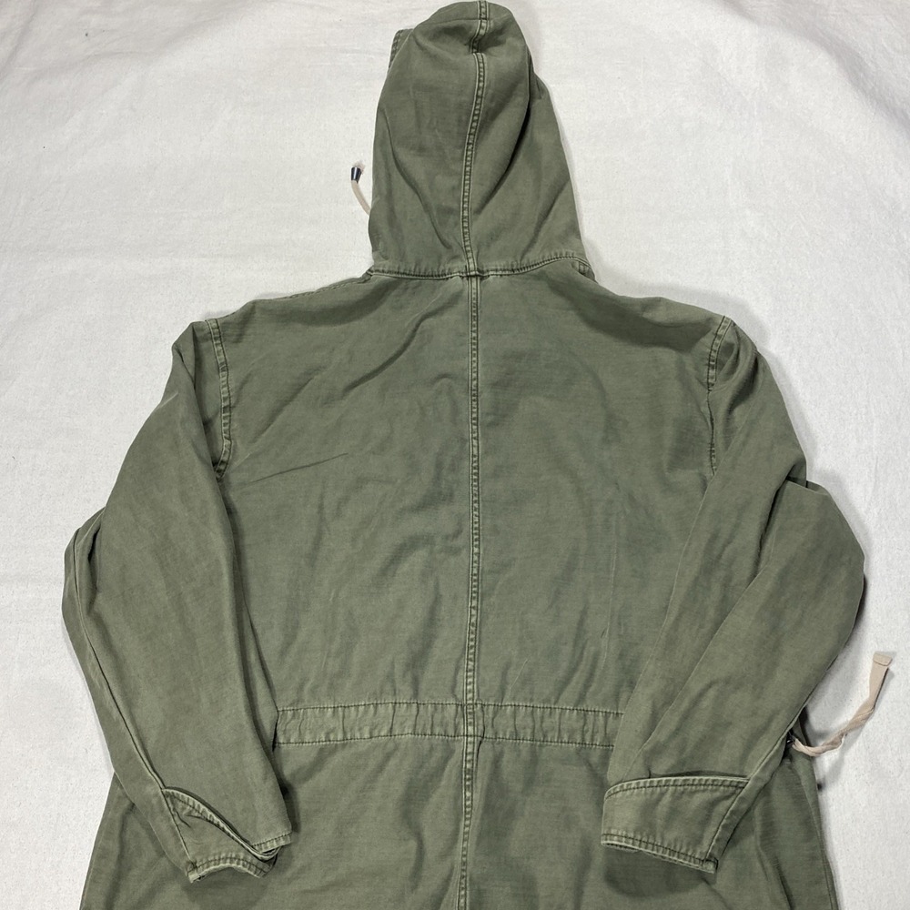 Free People Joshua Tree Utility Military Style Hooded Cotton Jacket Moss sz Sm - Picture 15 of 16